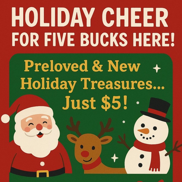 💚 ❤️ "Holiday Cheer for Five Bucks Here!"💚 ❤️ Today 12/6 at 2:30pm MT - Picture 1 of 17